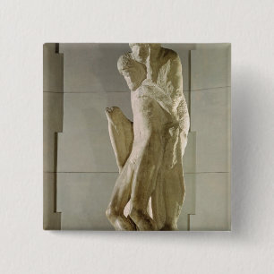 Rondanini Pieta, 1564 15 Cm Square Badge