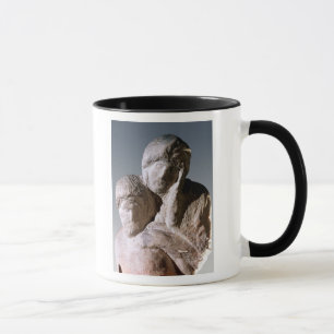 Rondanini Pieta, detail of the heads of Christ Mug