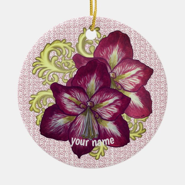 Rondo Amaryllis ornament  (Front)
