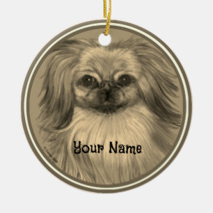 Rondo Pekingese dog ornament