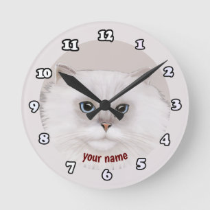 Rondo Persian Cat clock