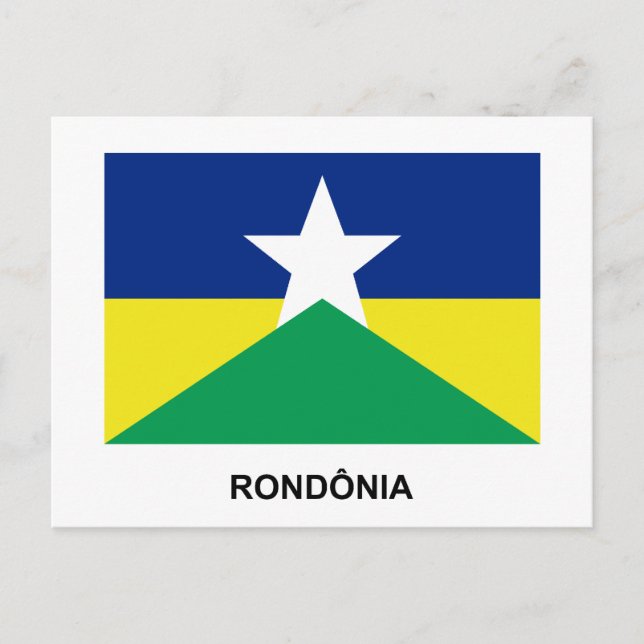 Rondônia, Brazil Flag Postcard (Front)