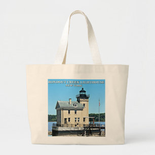 Rondout Creek Lighthouse, New York Large Tote Bag