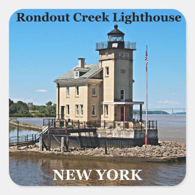 Rondout Creek Lighthouse, New York Stickers (Front)
