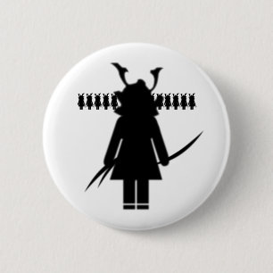 Ronin 6 Cm Round Badge