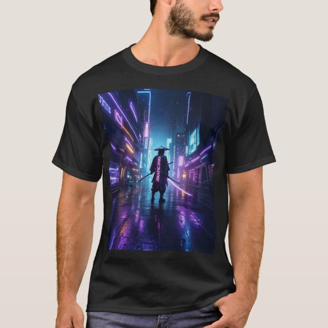 Ronin da Lâmina Neon T-Shirt (Front)