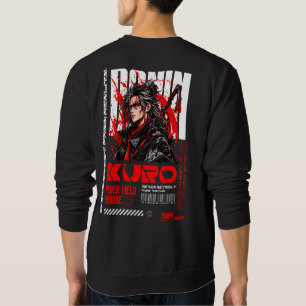 Ronin Kuro Cyber Samurai Techwear Hoodie - Dark An