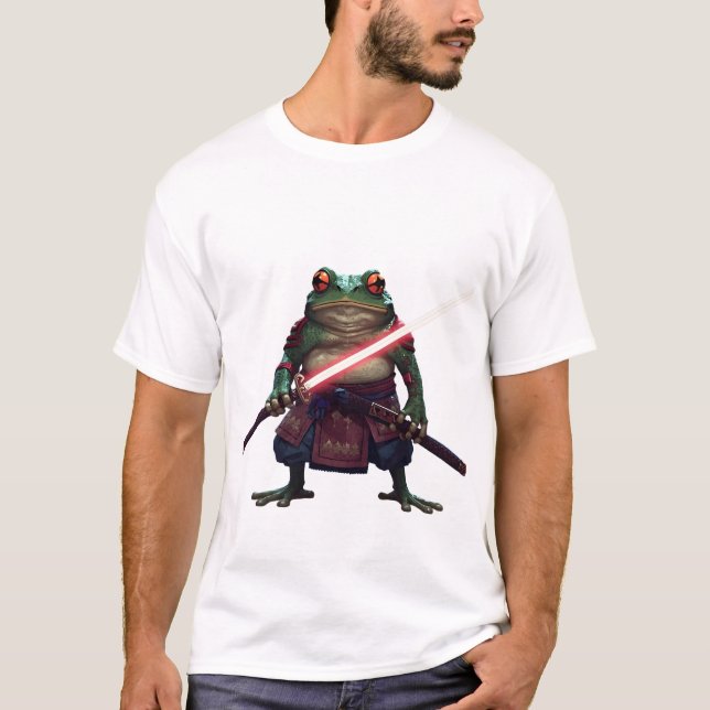 "Ronin Toad" Samurai Frog Graphic Tee – Fantasy Wa (Front)