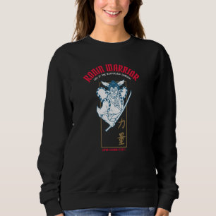 Ronin Warrior Masterless Samurai Kabuki And Kanji Sweatshirt