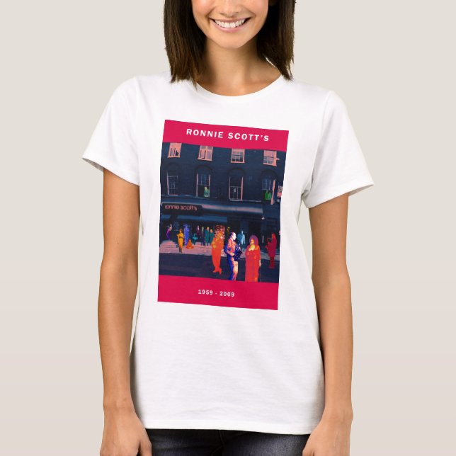RONNIE SCOTT'S 50th ANNIVERSARY MEN'S T-SHIRT (Front)