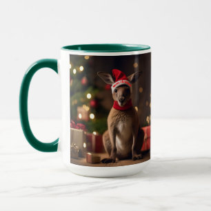 "Roo-dolph’s Holiday Hop: A Festive Wonderland" Mug