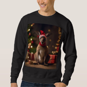 "Roo-dolph’s Holiday Hop: A Festive Wonderland" Sweatshirt