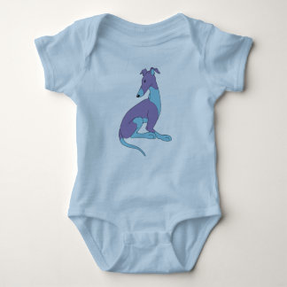 Roo Sitting (PURPLE & BLUE) Baby Bodysuit
