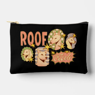 Roof Club / Dog Illustrations Accessory Pouch