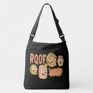 Roof Club / Dog Illustrations Crossbody Bag