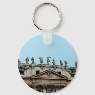 Roof of St. Peter's Basilica in Rome, Italy Key Ring