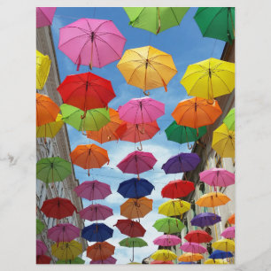 Roof of umbrellas