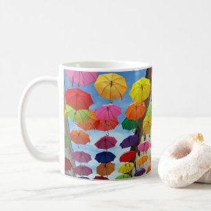 Roof of umbrellas coffee mug