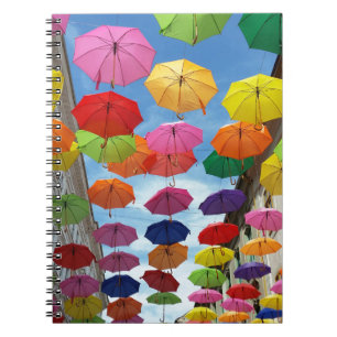 Roof of umbrellas notebook
