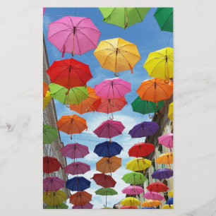 Roof of umbrellas stationery