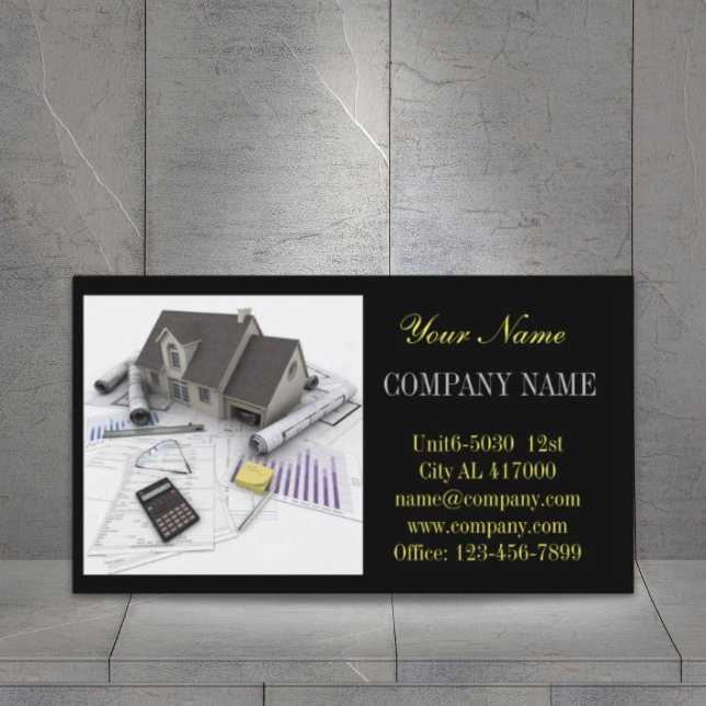 Roof repair construction home renovation business card (Roof repair construction home renovation business card)