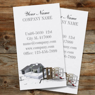 Roof repair construction home renovation business card