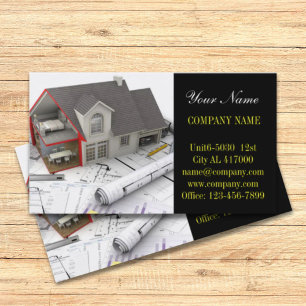 Roof repair construction home renovation business card