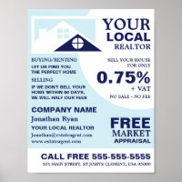 Roof Tops, Realtor, Estate Agent Advertising