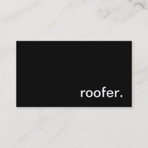 Roofer Business Card
