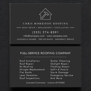 Roofer Business Card