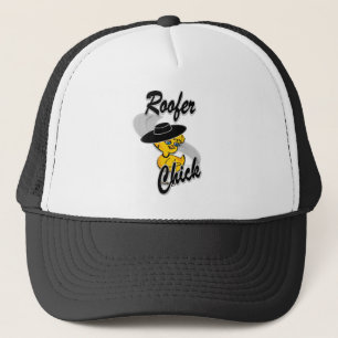 Roofer Chick #4 Trucker Hat