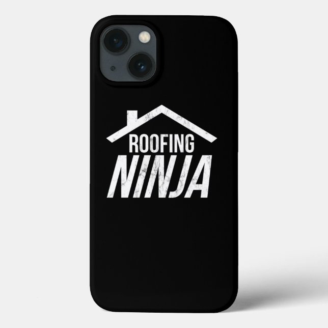 Roofer Design Funny Ninja Roofing Work Profession  Case-Mate iPhone Case (Back)