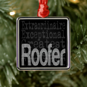 Roofer Extraordinaire Metal Ornament