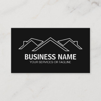roofer roofing business card
