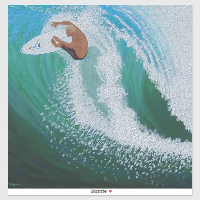 Roofer surfer ocean waves (Sheet)