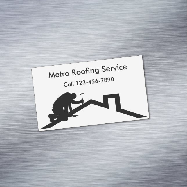 Roofing Business Card Magnets (In Situ)