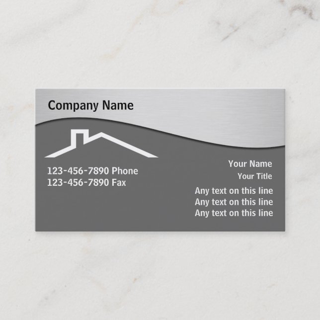 Roofing Business Cards (Front)