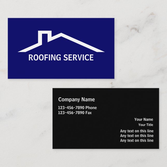 Roofing Business Cards (Front/Back)