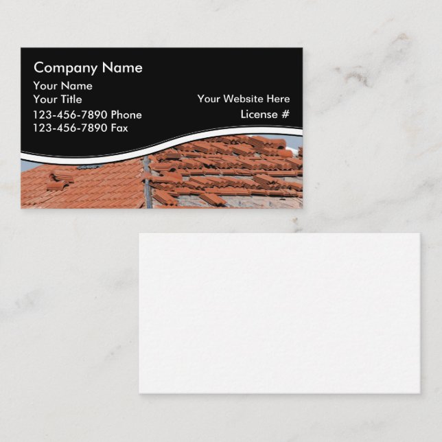 Roofing Business Cards (Front/Back)