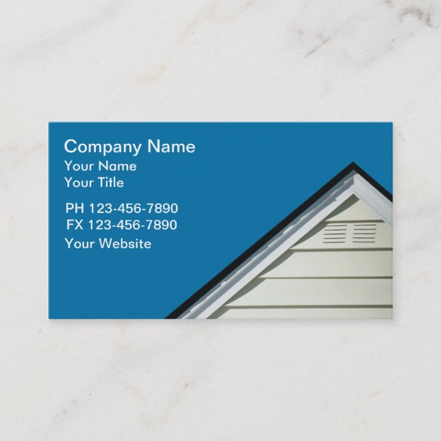 Roofing Business Cards (Front)