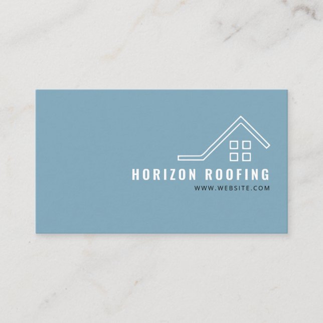 Roofing Company business card (Front)