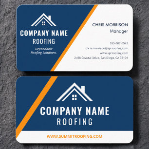 Roofing Contractor Business Card