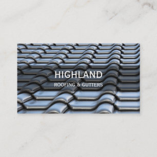 Roofing Gutters Construction Business Card