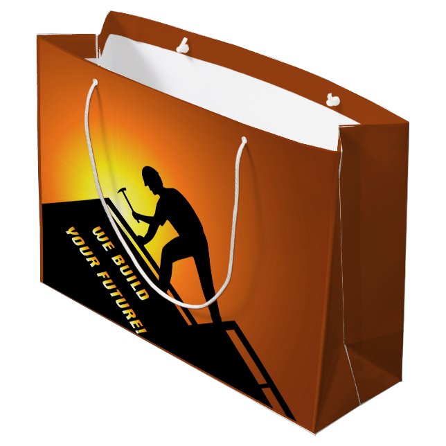 Roofing Large Gift Bag (Back Angled)