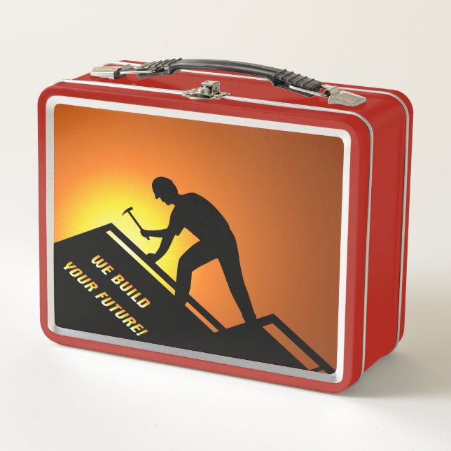 Roofing Metal Lunch Box (Front)
