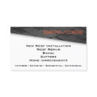 Roofing Professional Business Card Orange