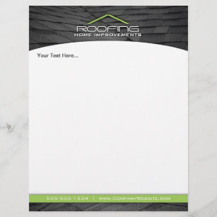 Roofing Professional Business Flyer Green