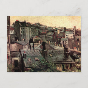 Roofs and Backs of Houses by Vincent van Gogh Postcard