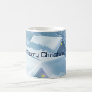 Roofs Covered with Glittering Snow Coffee Mug