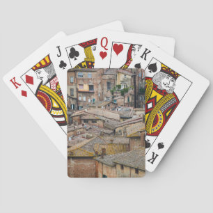 Roofs in Siena poker deck